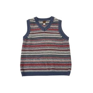 Tea Collection Striped Knit Vest Size S 6/7
